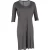 Rick Owens mini-jurk met ronde hals in grijs katoen
