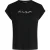 Karl Lagerfeld Sleeveless Signature T-shirt Black