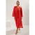 TRENDYOLMİLLA Dames Rood Effen Maxi Lang Strandkleding Recht Strandjurken