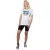 Superman 2025 Krypto Jump T-shirt voor dames (Wit)