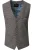 Venti Vest bruin, Effen