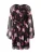 VILA Jurk  kaki / lila / rosa / zwart