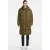 Lyle & Scott Longline Hooded Puffer Jacket W799 Deep Olive