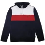 Ben Sherman Heren Navy Hoodie met panelen