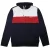 Ben Sherman Heren Navy Hoodie met panelen