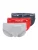 NIKE Underwear Slip  marine / lichtgrijs / rood / wit