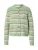 TOPSHOP Gebreid vest ‘CARO’  lichtgroen / rosa / merlot / offwhite