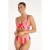 ten Cate Beach TC WOW voorgevormde strapless bandeau bikinitop roze/rood/paars