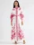 MSN Collection Jurk  pink / wit