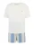 TOMMY HILFIGER Pyjama kort  beige / opaal / lichtblauw / wit