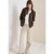 Jas met lange mouwen, capuchon en zakken