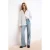 TRENDYOLMİLLA Dames Blauw Effen Recht Hoge taille Jeans
