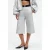 Sweatshorts met hoge taille en wijde pijpen