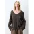 Grace & Mila gebreide trui met glitters en wol – bruin