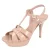 Saint Laurent Tribute Platform Sandalen Beige