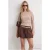 TRENDYOLMİLLA Dames Grijs Effen Lang Getailleerd Blouses