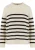 Urban Classics – Rib Striped Gebreide trui – XS – Beige/Zwart