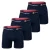 Champion Authentic Athletic Apparel Boxershorts  marine / rood / wit