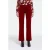 The Kooples Pantalon Costume Detail Bas Evase Red