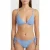 Shiwi Amy Bikini Top Waterlily Structure Blue Waterlily Structure