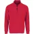 SOLS Heren Stan Contrast Zip Neck Sweatshirt (Rood)