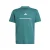 ADIDAS SPORTSWEAR Functioneel shirt  smaragd / wit