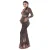 Damesjurk Goddiva Maternity Starburst Sequin
