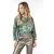 EsQualo Blouse Sateen Expressive Roots Print