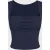 Gerimpelde Blouse met Vierkante Hals