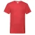 Fruit of the Loom Heren Valueweight V Neck T-shirt (Rood)