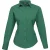 Premier Dames/dames Poplin Blouse met lange mouwen / Gewoon werk overhemd (Smaragd)