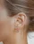 Hey Happiness Oorbellen ‘Braided’  zilver