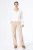 Beige corduroy broek