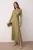 Trendyol Modest Dames Kaki Effen Maxi Lang Casual A-lijn Modest Jurken