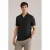 WE Fashion slim polo zwart
