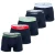 LACOSTE Boxershorts  navy / lichtblauw / groen / lichtgroen / rood