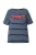 Ulla Popken Shirt  marine / oranjerood / wit