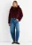 Bordeaux Paneel Faux Bont Rits Voorjas