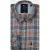Giordano Overhemd heren Blauw Dino Soft flanel check 627307/60