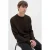 JJ REBEL relaxed fit gebreide trui – donkerbruin