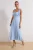 TRENDYOLMİLLA Dames Donkerblauw Effen Maxi Mouwloos Stijlvol/Avond Skater Jurken