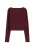 Aim’n Gebreid vest  bordeaux
