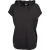 Urban Classics Dames/Dames Jersey Mouwloze Hoodie (Zwart)