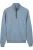 Baileys Half-Zip Sweater blauw, Effen
