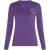 Karl Lagerfeld Fitted Ls Luna T-shirt Heliotrope