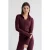 TRENDYOLMİLLA Dames Bordeaux Effen Getailleerd Sport Blazers