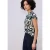 Street One Dames Gedessineerd basic shirt in Blauw