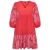 VERO MODA CURVE gebloemde tuniek rood