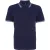 Asquith & Fox Heren Klassiek Fit getipt Poloshirt (Marine / Korenbloem)
