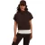 Ted Baker Effen, boxy, mouwloos T-shirt voor dames (Donkerbruin)